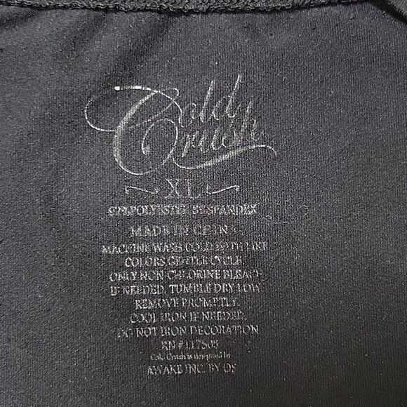 GOLD CRUSH WOMENS "SORRY NOT SORRY" TEE SIZE XL - Picture 3 of 4